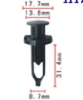 11178 Toyota/Lexus бампер длиннее