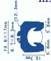 11231 Клипсы трубок и электропроводки