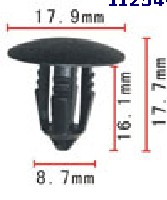 11254-1 Нажимные клипсы