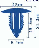 11260-1 черная Ф9 вставная 100