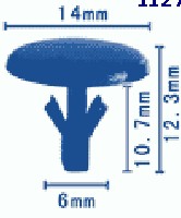 11274 (Mazda резиновые уплотнители) 100