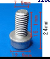 12087 Винт М8х16 с внутр. шестигр.