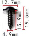 12193 BE-3511 Саморез 4,8х16 с фланцем