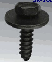 SK-1001 саморез под ключ с шайбой 4.8х18